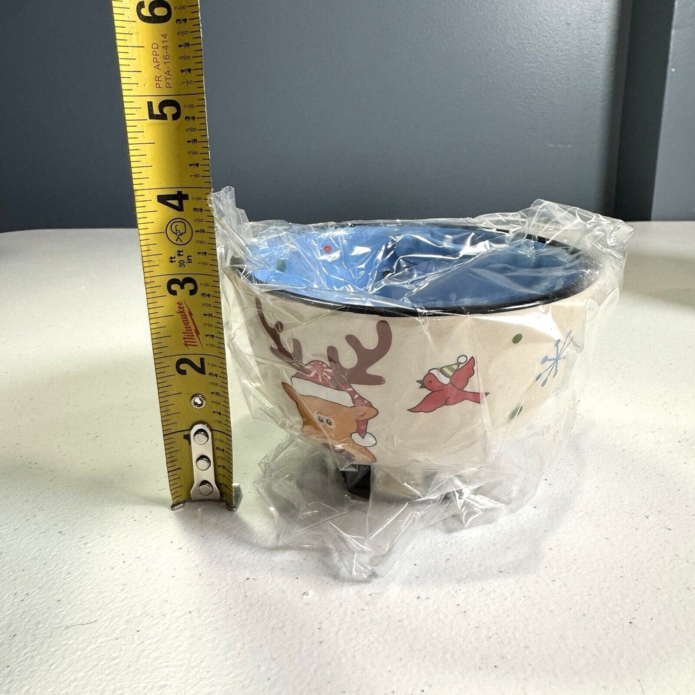 Temptations By Tara, Christmas Reindeer Appetizer Bowl with Knife Spreader Set - Picture 14 of 14